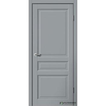 Полотно дверное Fly Doors CLASSIC С3 эмалит серый ПГ 900мм; Сибирь Профиль