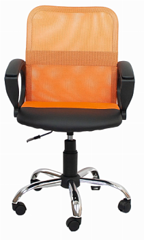 Кресло офисное Элегия М2 сетка, оранжевый, газлифт