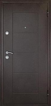 Дверь металлическая Форпост Квадро 860х2050мм R 1мм металл/металл