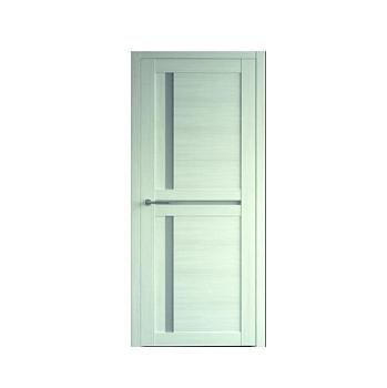 Полотно дверное Фрегат эко-шпон Кельн белый кипарис 900мм стекло матовое
