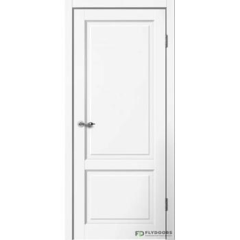 Полотно дверное Fly Doors CLASSIC С2 эмалит белый ПГ 700мм; Сибирь Профиль