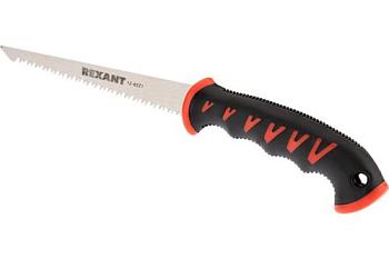 Ножовка по гипсокартону 180 мм двухкомпонентная рукоятка; REXANT, 12-8221