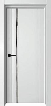 Полотно дверное ПВХ Софт LADA белый бархат 800мм зеркало бронза фацет