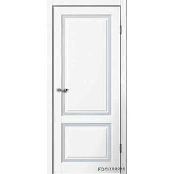 Полотно дверное Fly Doors Estetic E02 эмалит белый ПО 600мм; Сибирь Профиль