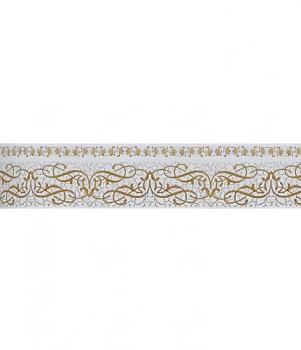 Декоративная бленда для пластикового карниза Прима 7см белый золото 230см; Ле-Гранд