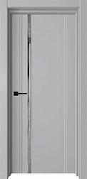 Полотно дверное ПВХ Софт LADA серый бархат 600мм зеркало бронза фацет