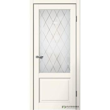 Полотно дверное Fly Doors CLASSIC С2 ваниль ПО 900мм; Сибирь Профиль
