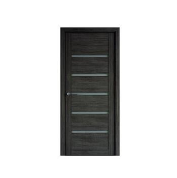 Полотно дверное Фрегат эко-шпон Вена серый кедр ДО 900мм стекло мателюкс