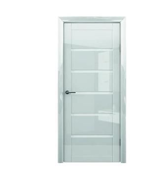 Полотно дверное Фрегат Глянец Вена белый 700мм стекло белое