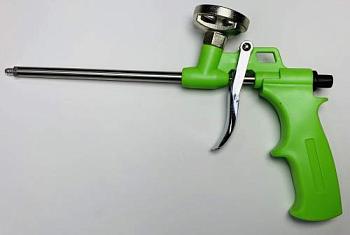 Пистолет для монтажной пены 017 зелёная ручка
