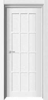 Полотно дверное Эмаль-Soft NEO 696 ясень белый ПГ 900мм