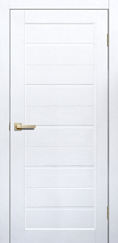 Полотно дверное Fly Doors Skin Doors МДФ  белый 3D ПГ 900; Сибирь Профиль