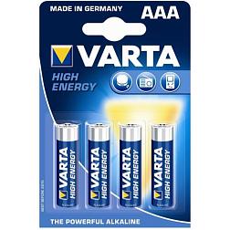 Батарейка Varta 4903 High Energy LR03 BL-4