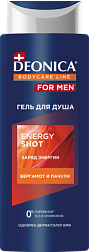 Гель д/душа DEONICA FOR MEN Energy Shot 250мл; Арнест
