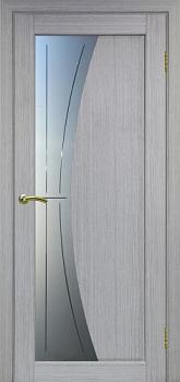 Полотно дверное Сицилия_721.21.60 эко-шпон дуб серый FL-Мателюкс