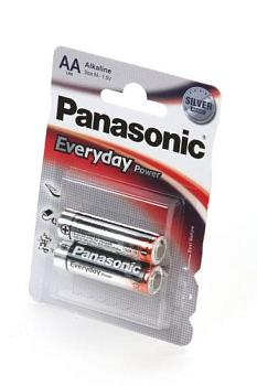 Батарейка щелочная Panasonic Everyday LR6 (AA) бл/2