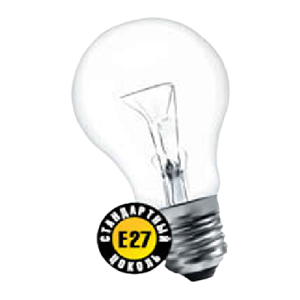 Лампа накаливания NI A 40Вт E27 230В CL; NAVIGATOR, 94 325