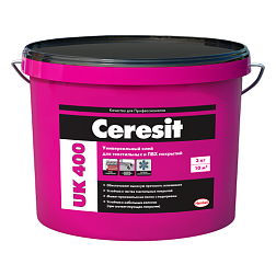 Клей для ПВХ покрытий UK 400 14 кг; Ceresit/11