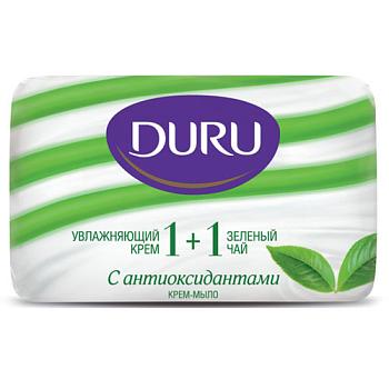 Мыло туалетное Duru 1+1 80 г крем Зеленый чай