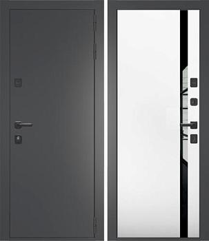 Дверь металлическая G-EVOLUTION Royal-2 860х2050мм R графит/белый софт; Интекрон