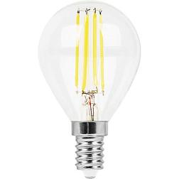 Лампа светодиодная LB-511 11Вт 230V E14 2700K филамент G45 прозрачная; Feron, 38013