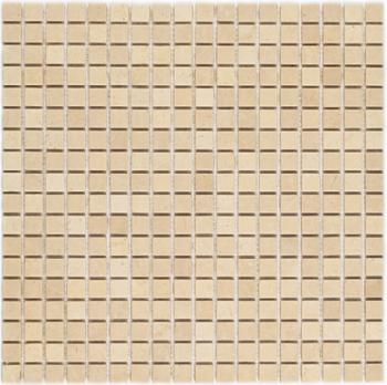 Мозаика каменная Sorento-15 slim (Matt) 30,5х30,5 см (чип 4х15х15мм)