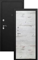Дверь металлическая АРГУС "3К лайт" 970х2050мм R1,2мм чёрный муар/дуб арктика