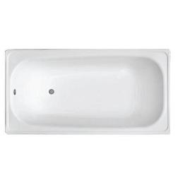 Ванна стальная эмалированная Classic 170х75 см Белая с ножками; White Wave