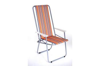 Кресло складное 99х51,5х45,5 см мягкое высокая спинка мах нагрузка 100 кг; Мебек, КС3.002