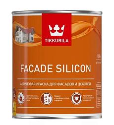 Краска В/Д для фасадов и цоколей Facade Silicon С 0,9 л; TIKKURILA