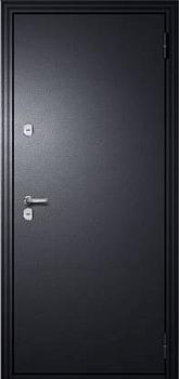 Дверь металлическая с терморазрывом Гудзон 3 970х2050мм R серебро антик металл/соты белый