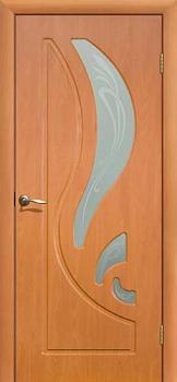 Полотно дверное Fly Doors Лилия ПВХ миланский орех ПО 700мм; Сибирь Профиль