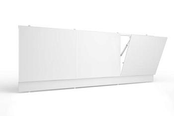 Экран для ванны 149 см белый с откидными дверцами; Metakam