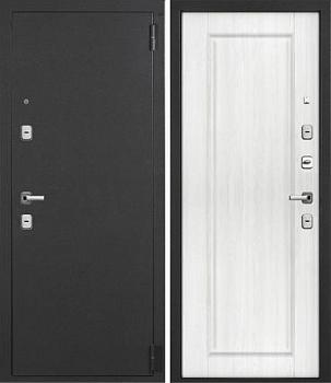 Дверь металлическая G-TERMO 960х2050мм R графит/ривьера айс; Интекрон