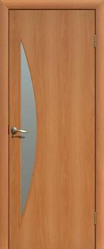 Полотно дверное Fly Doors Луна миланский орех ПО 700мм стекло матовое; Сибирь Профиль
