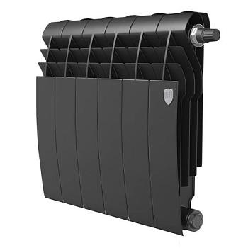 Радиатор биметаллический 350х80 мм 6 секции BiLiner Noir Sable; Royal Thermo