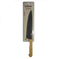 Нож нерж сталь 31,5см Шеф с деревян ручкой Branch wood/LaDina;30101-6