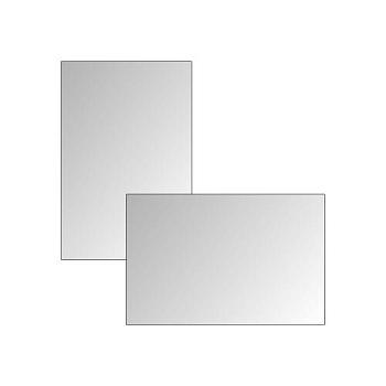 Зеркало для ванной комнаты прямоугольное настенное 760х500 мм без креплений; Радуга