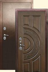 Дверь металлическая Выбор Сопрано Термо 860х2050мм L 1,5 мм антик медь/старое дерево