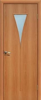 Полотно дверное Fly Doors Рюмка миланский орех ПО 700мм стекло матовое; Сибирь Профиль