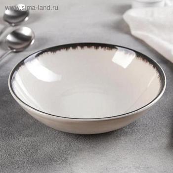 Тарелка суповая 19,5 см черная Соната Луч; С-Л, 5487385