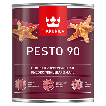 Эмаль универсальная Pesto 90 A в/глянцевая 0,9 л; TIKKURILA