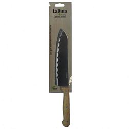 Нож нерж сталь 29,5см для замороженных продуктов с деревян ручкой Branch wood/LaDina; 30101-15