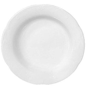 Тарелка глубокая суповая 22,5 см Камелия белый фарфор; OK01490