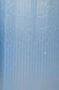 Штора для ванной комнаты 180х200 см с кольцами полиэстер голубая WS-816; Н-3