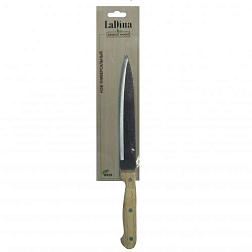 Нож нерж сталь 29,5см универсальный с деревян ручкой Branch wood/LaDina; 30101-16
