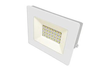 Прожектор LED 20W IP65 свет холодный белый 6500K, корпус белый; Ultraflash LFL-2001 C01; 14128