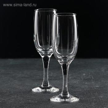 Набор бокалов для шампанского 2шт 190 мл Bistro, 1892109