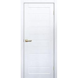 Полотно дверное Fly Doors Skin Doors МДФ  белый 3D ПГ 600; Сибирь Профиль