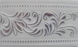 Карниз трехрядный пластик Галант Венера 300 см белый с серебром №11; Рекар